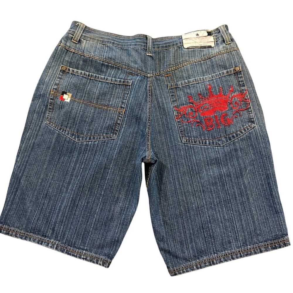 Notorious BIG Shorts Mens‎ 46 Denim Jean Bad Boy Hip Hop BD Vintage 90s Denim
